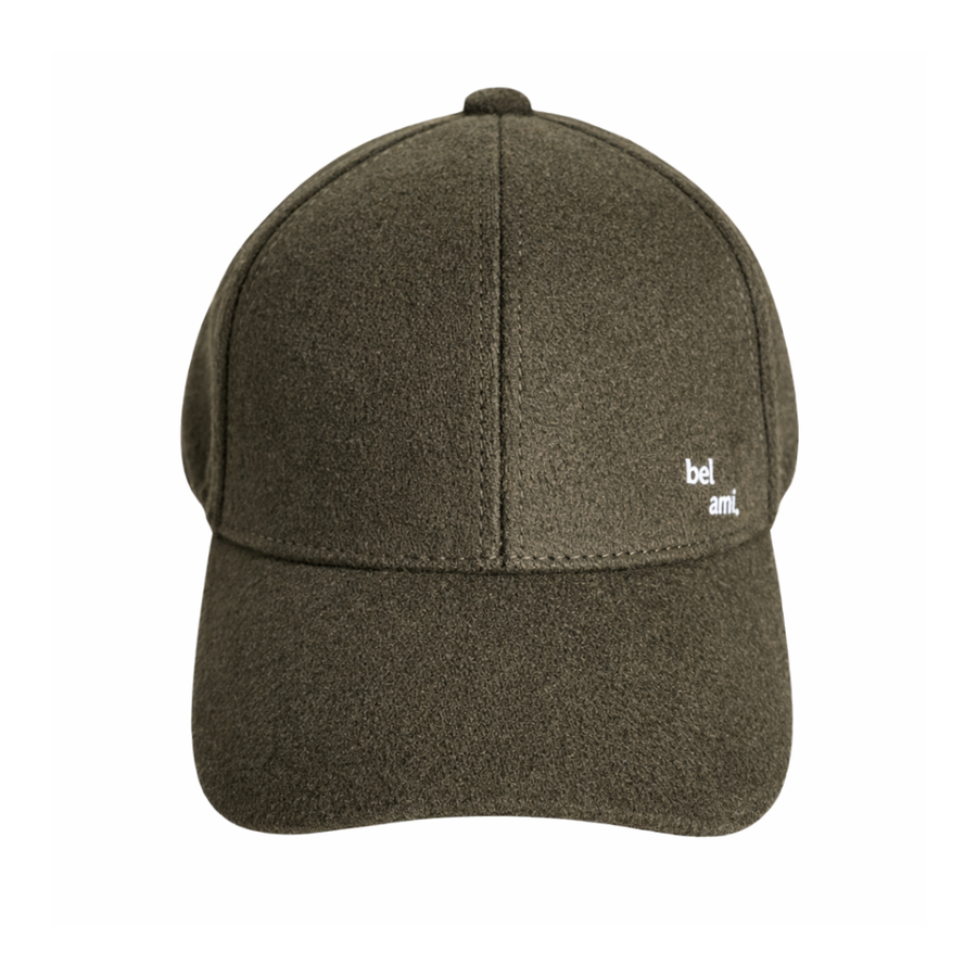 Casquette en laine recyclée, chaude et à votre taille — Kaki