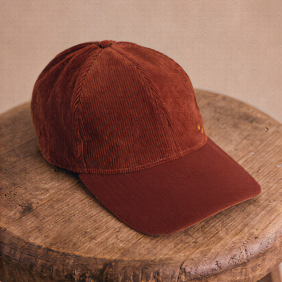 Casquette en velours côtelé – Élégance discrète, pas de gros logo