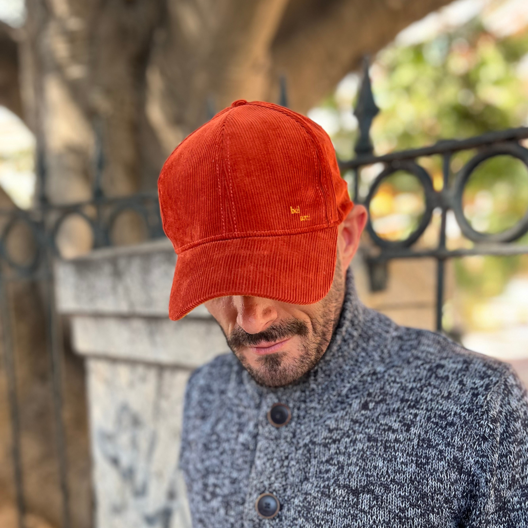 Casquette velours côtelé