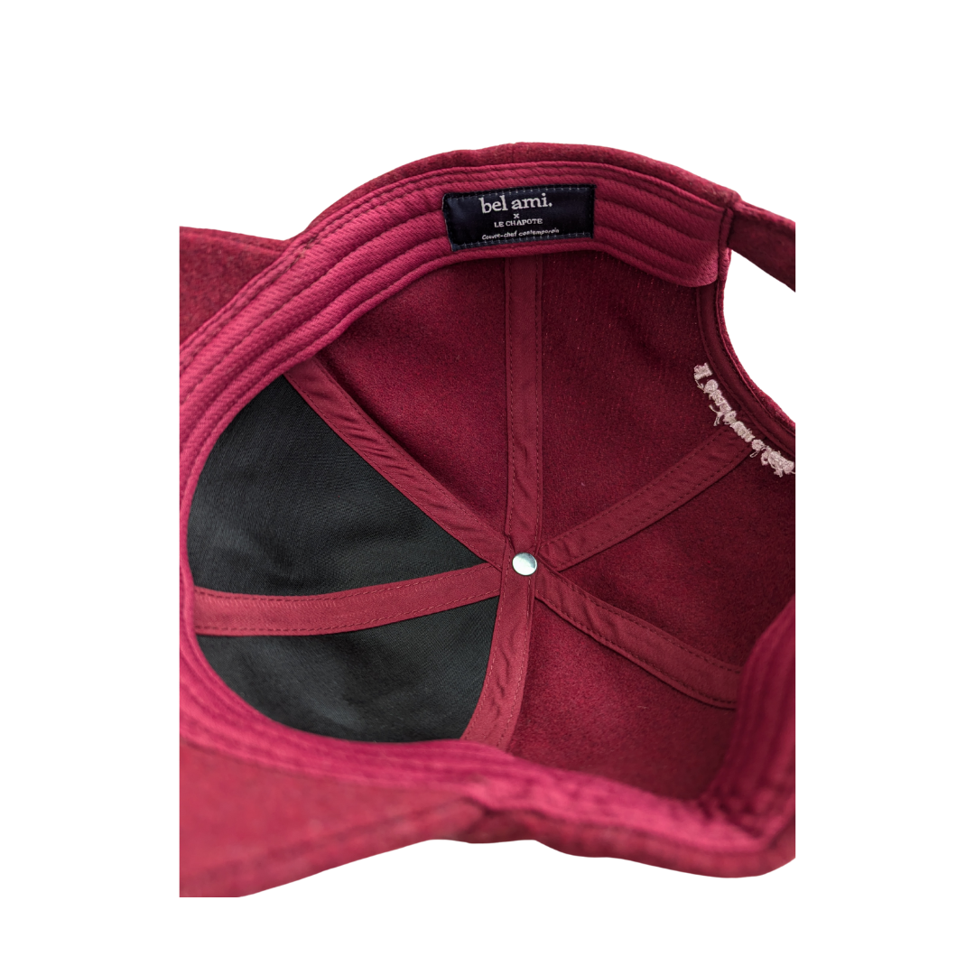 Casquette - Laine Bordeaux