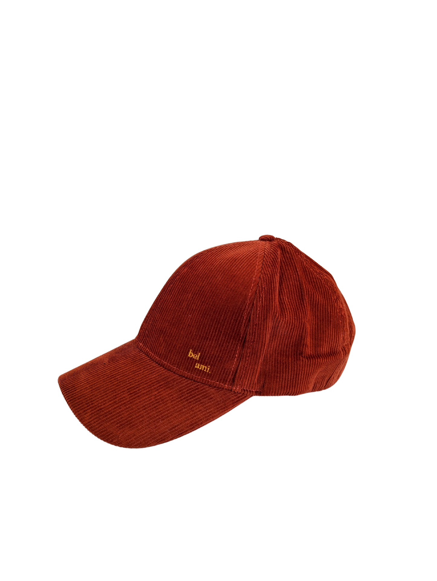 Casquette - velours cotelé orange