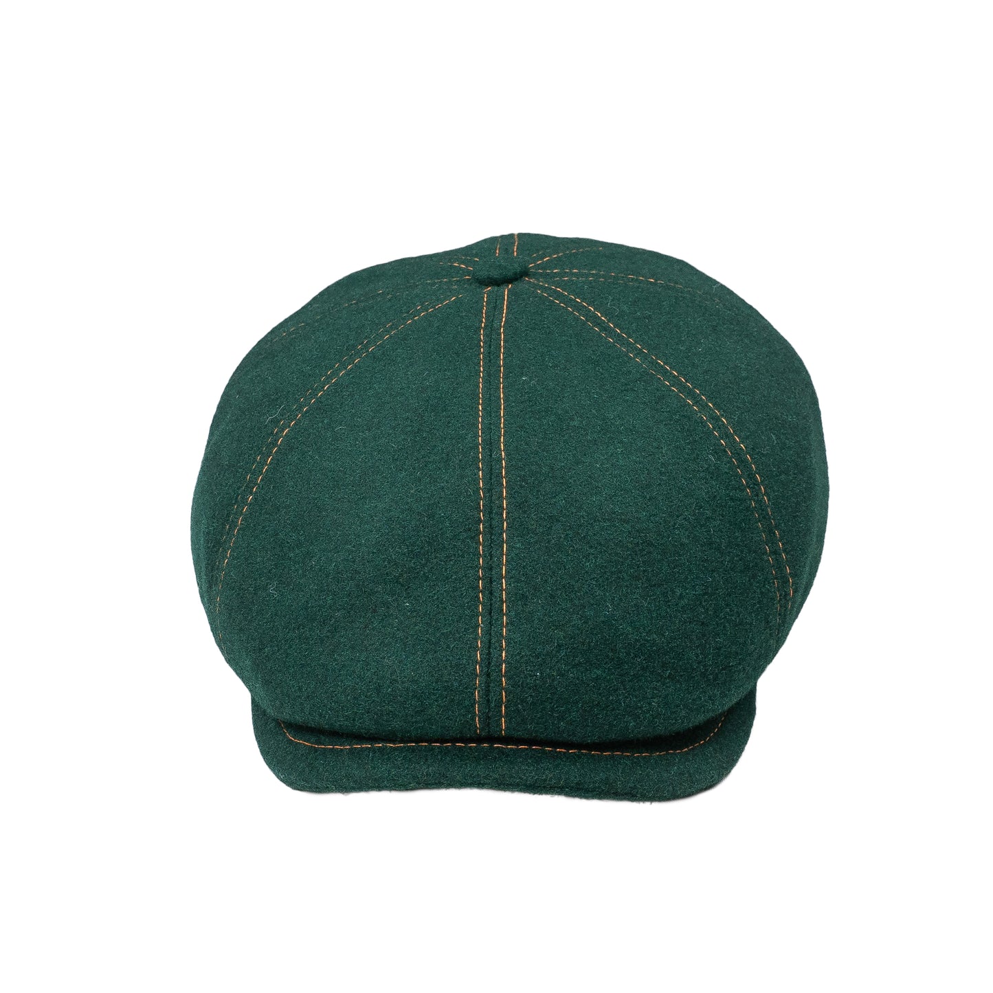 Casquette plate/Béret - Laine verte