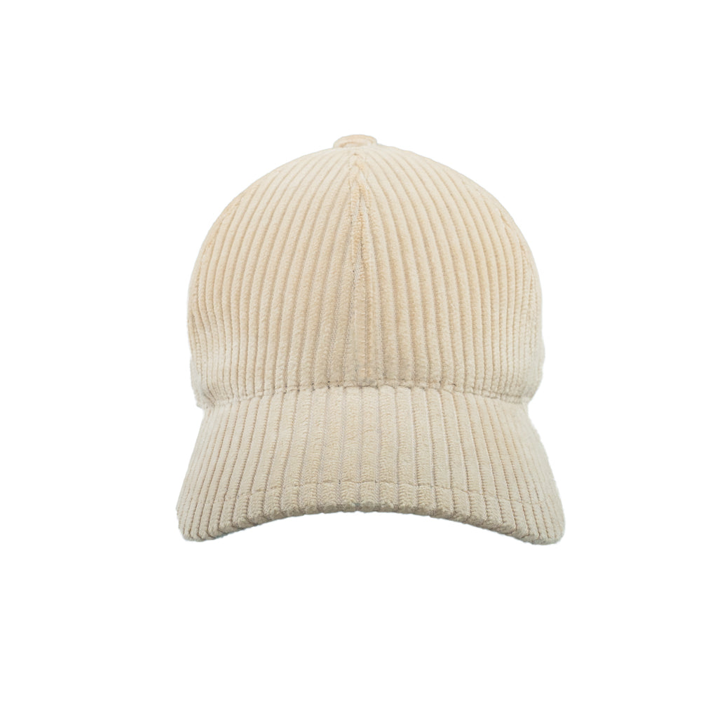 Casquette - Velours Côtelé Beige