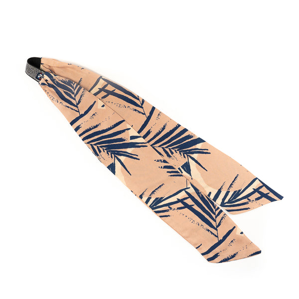 Bandeau à nouer – Feuille bleue