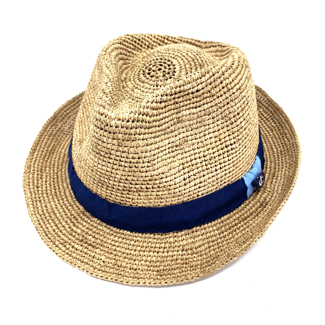 Chapeau Trilby Raphia