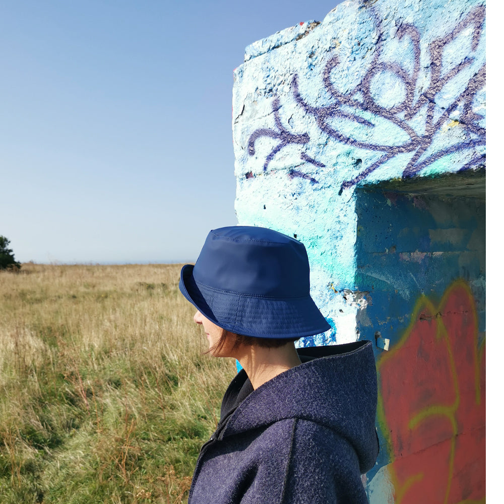 Chapeau de pluie - Bleu