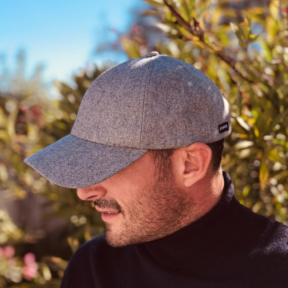 Casquette - Laine Gris Clair