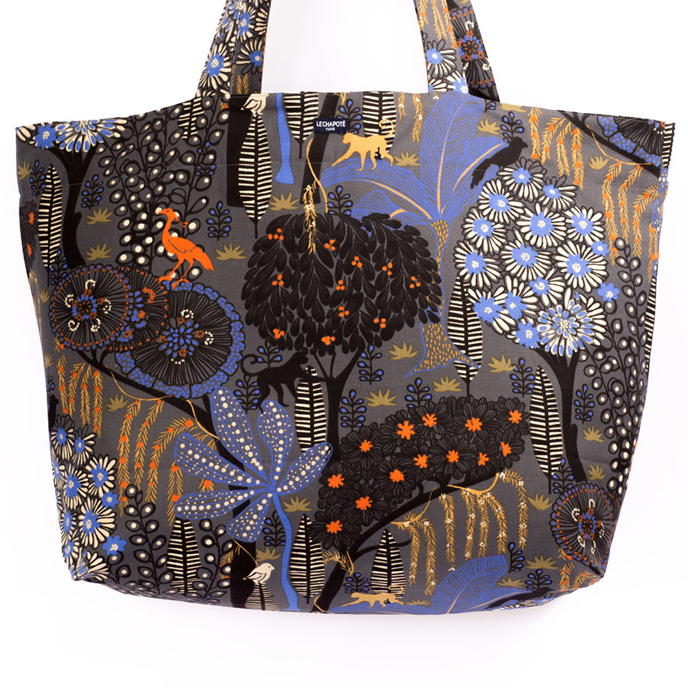SAC CABAS - Jungle Bleue