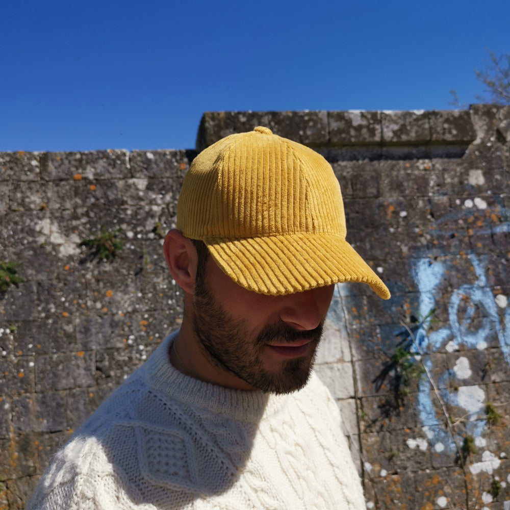Casquette - Velours Côtelé Safran