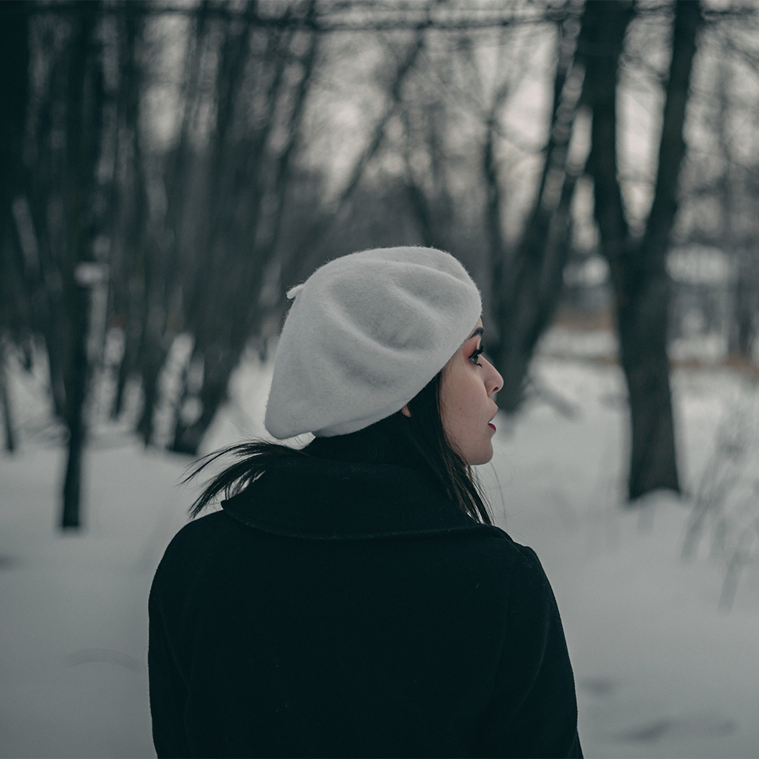 Béret basque français femme