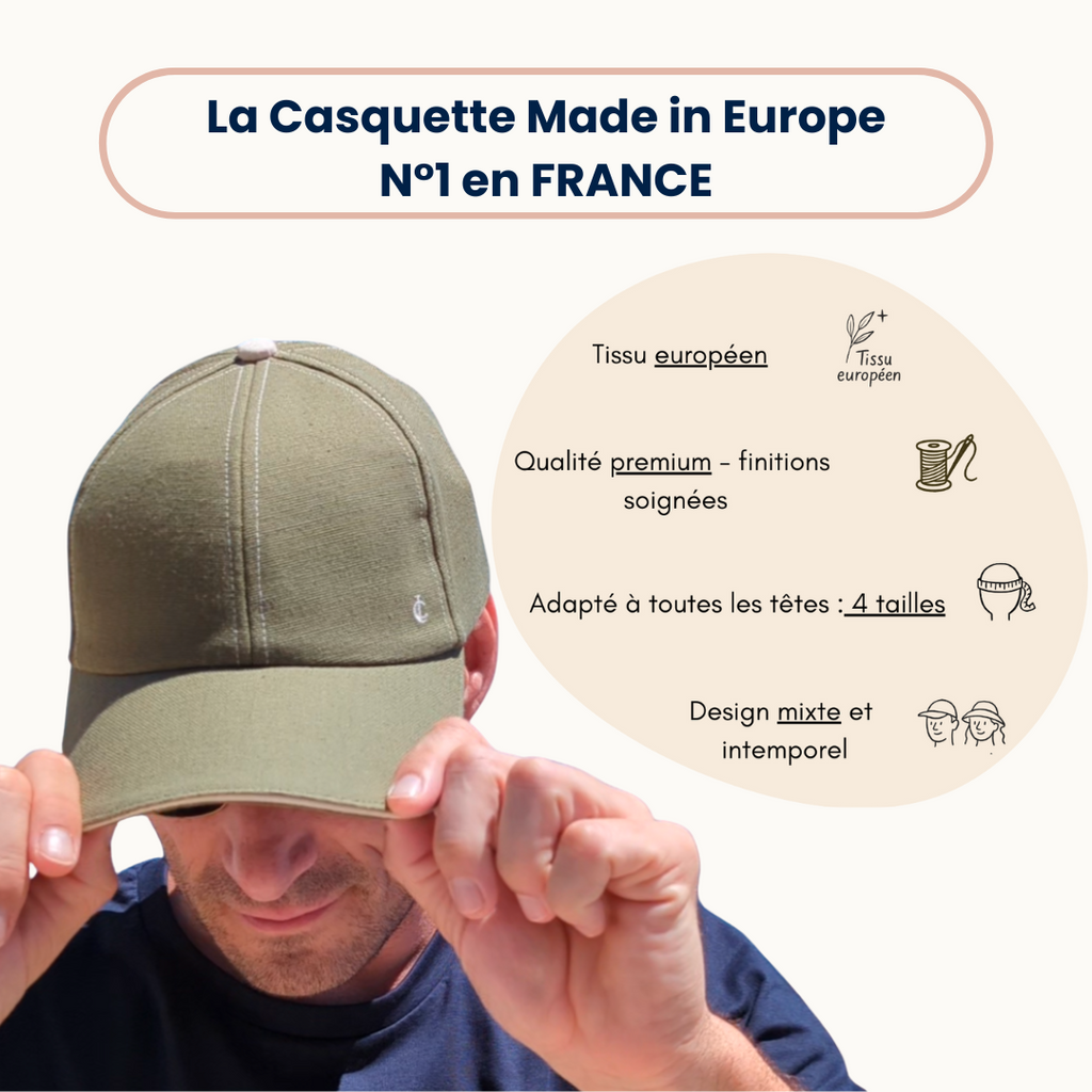Casquette fabriquée en Europe | Qualité & élégance | Le Chapoté