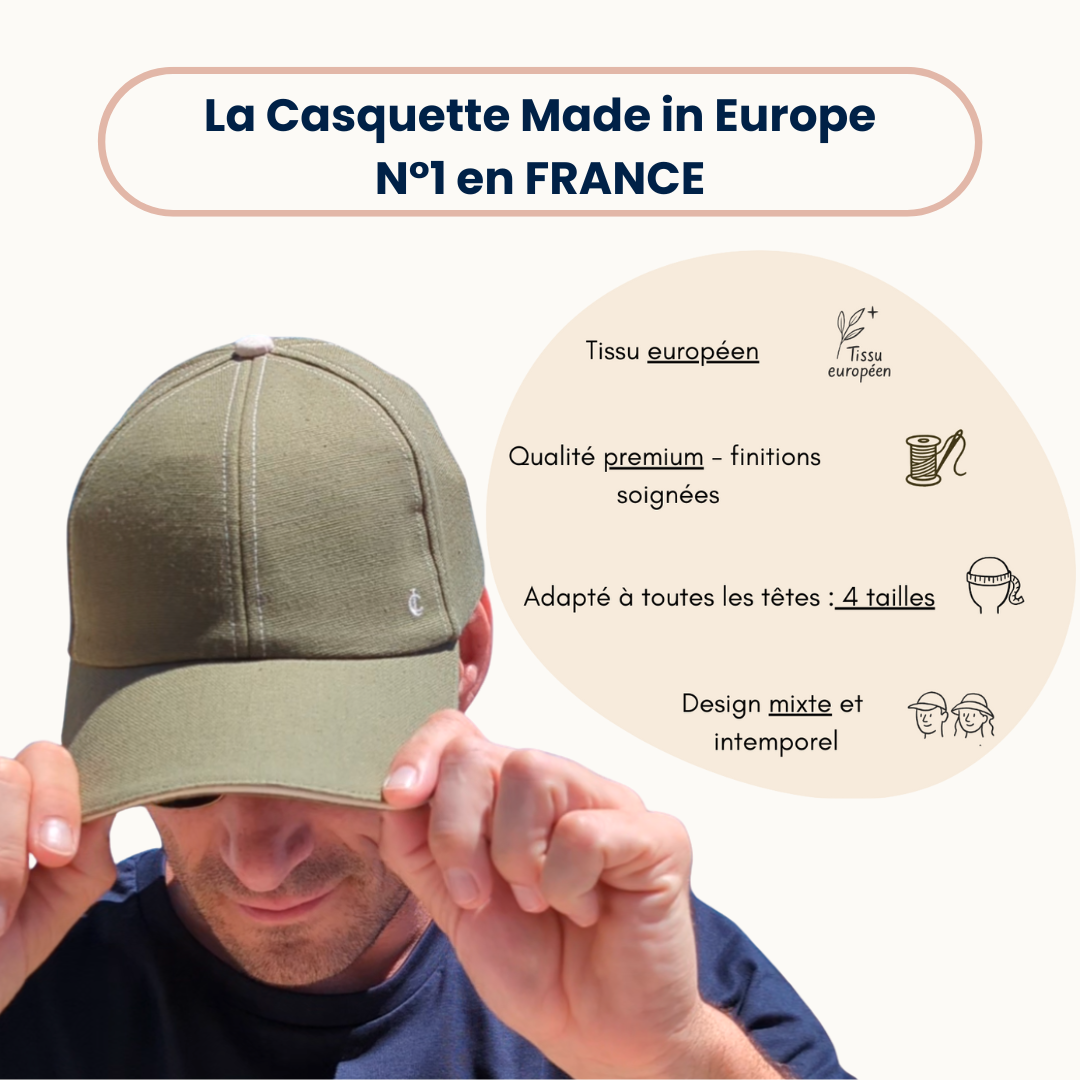 Casquette fabriquée en Europe | Qualité & élégance | Le Chapoté