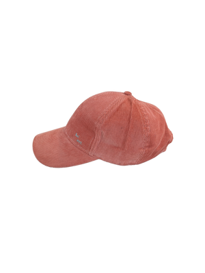 Casquette - velours cotelé rose