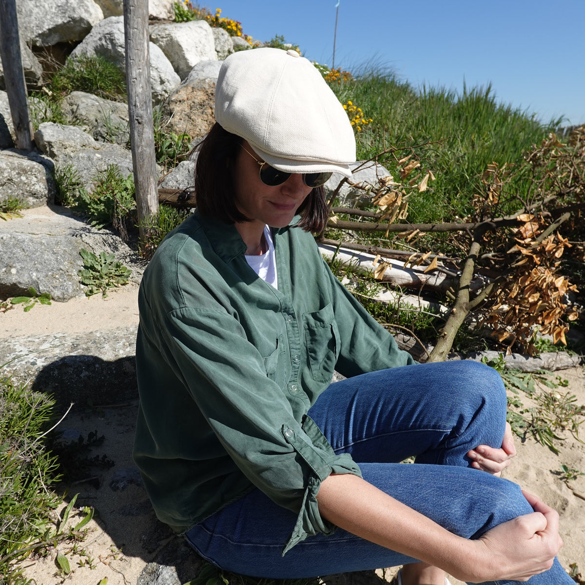 Casquette plate coton | Style classique homme | Le Chapoté