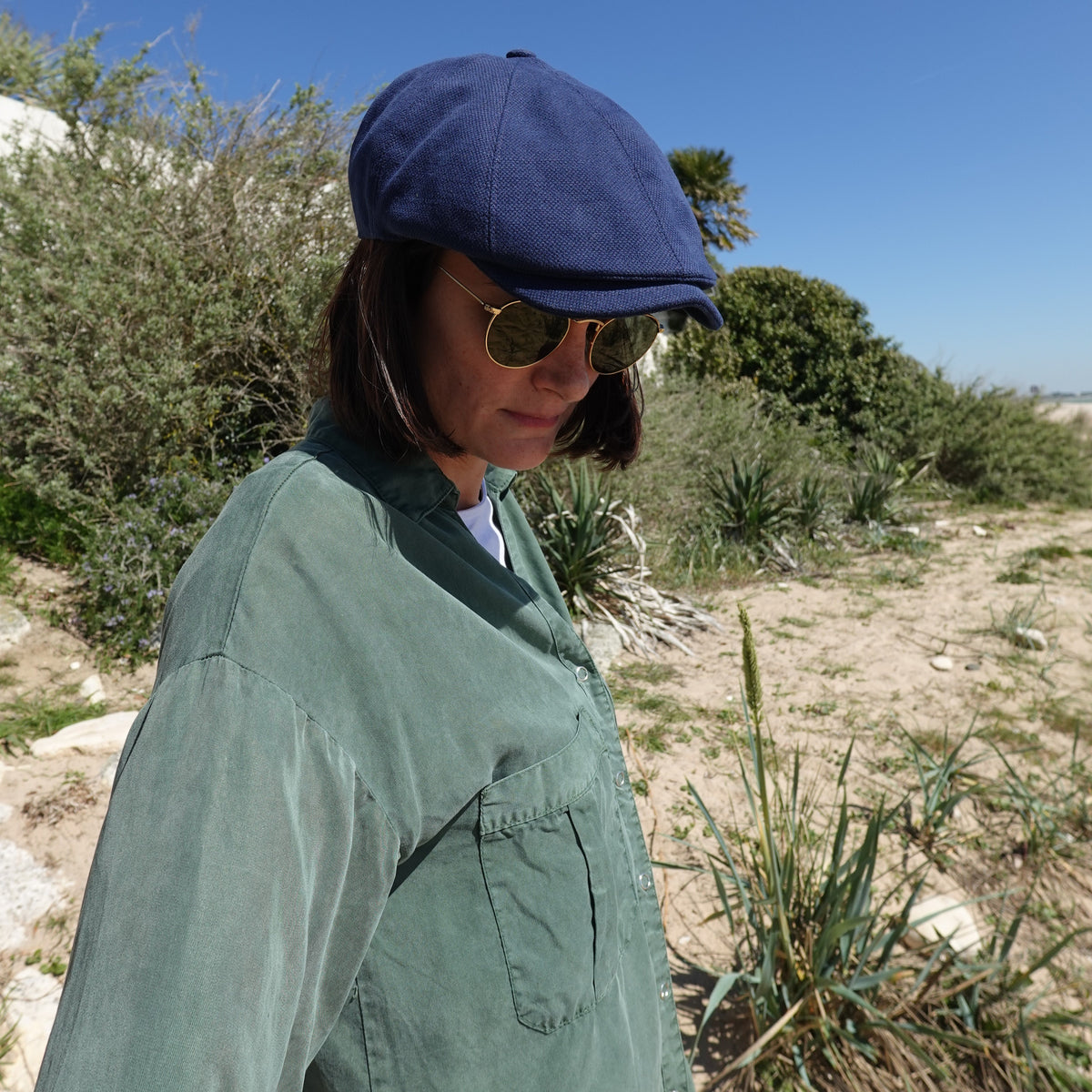 Casquette plate coton | Style classique homme | Le Chapoté