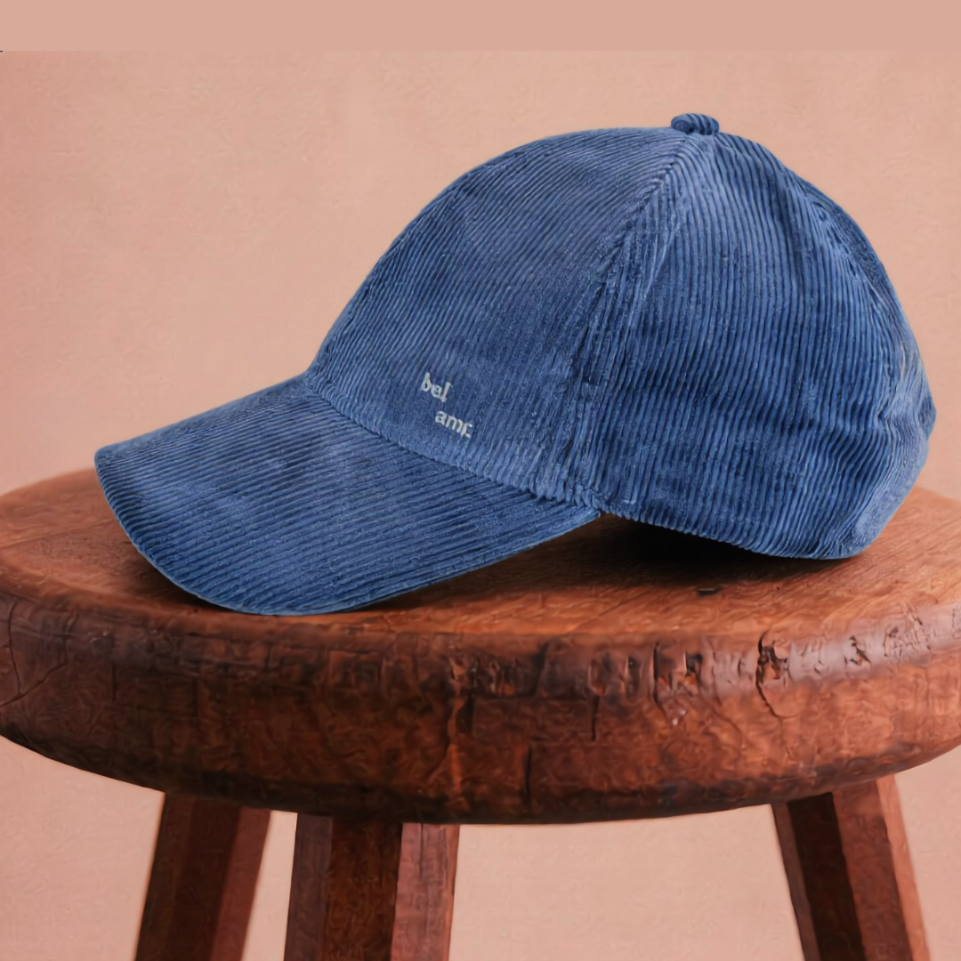 Casquette en velours côtelé, pensée pour le quotidien