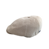 Casquette plate - velours cotelé beige