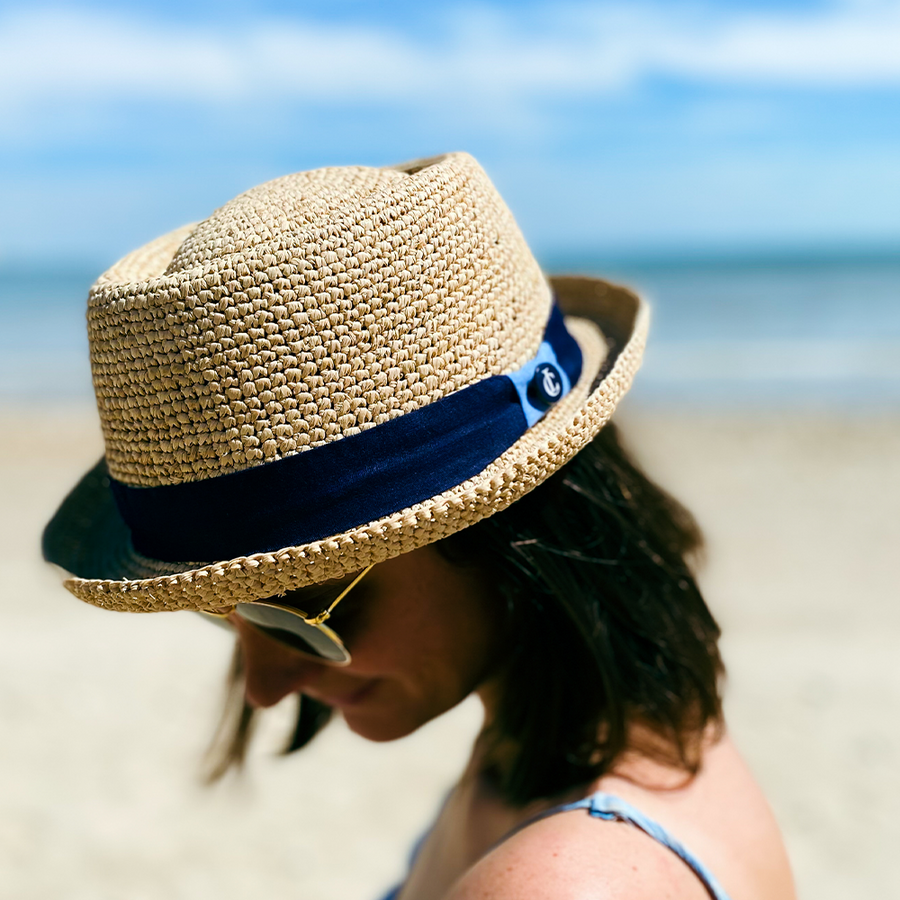 Chapeau paille raphia | Chapeau été léger | Le Chapoté