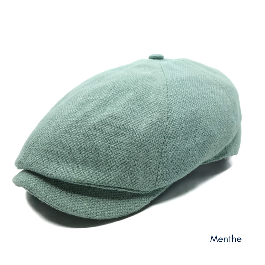 Casquette plate coton | Style classique homme | Le Chapoté — Menthe
