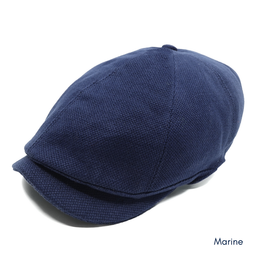Casquette plate coton | Style classique homme | Le Chapoté — Marine