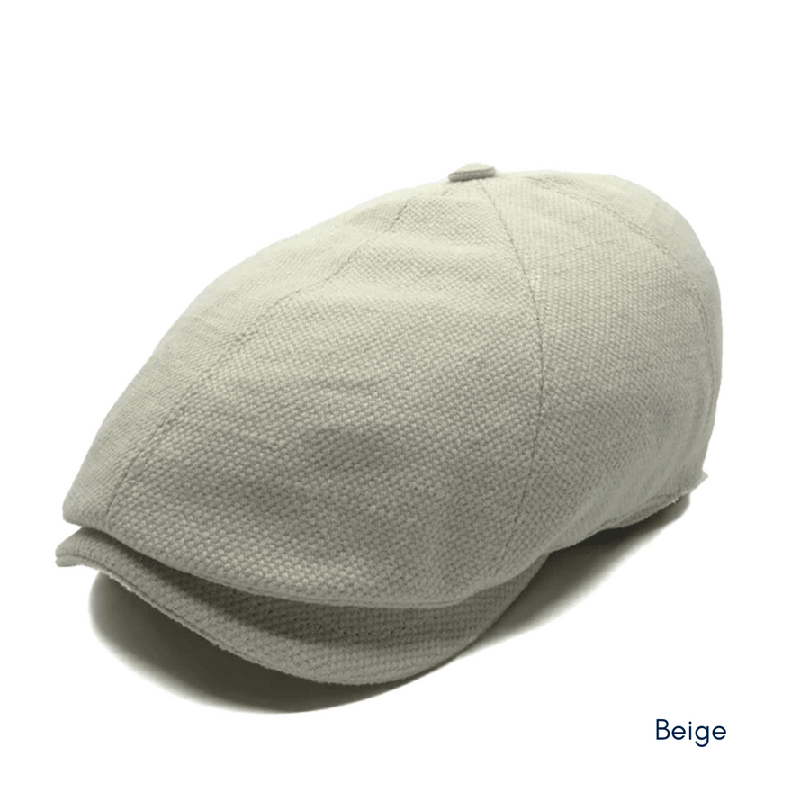 Casquette plate coton | Style classique homme | Le Chapoté — Beige