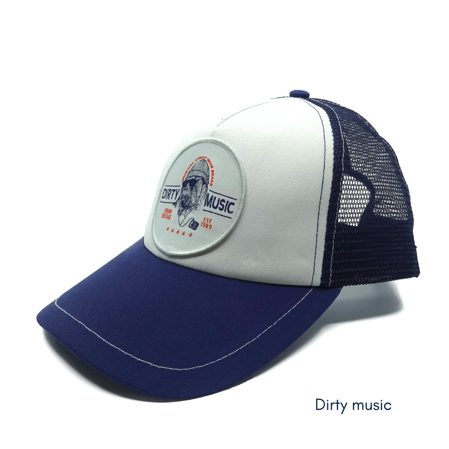 Casquette trucker recyclée | Filet respirant | Le Chapoté — Dirty music