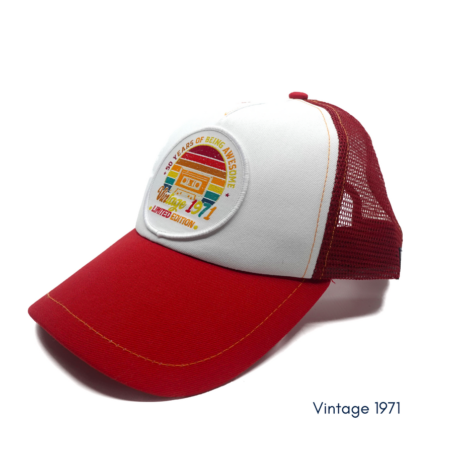 Casquette trucker recyclée | Filet respirant | Le Chapoté — Vintage 1971