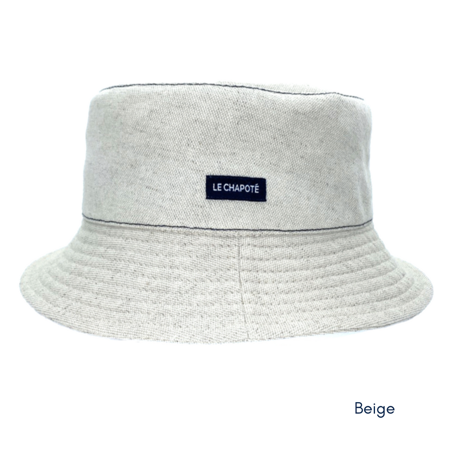 Bob coton | Bob été confortable | Le Chapoté — Beige chiné