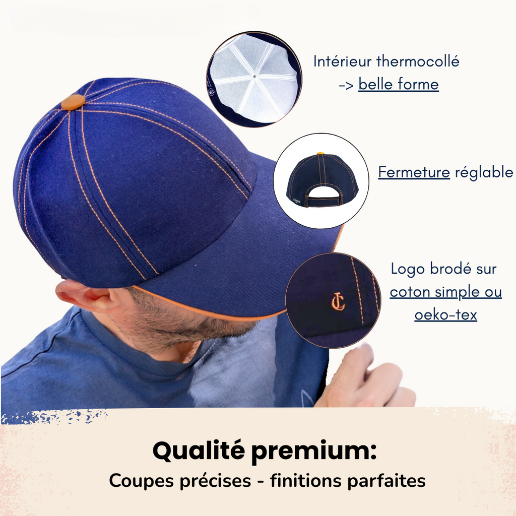 Casquette fabriquée en Europe | Qualité & élégance | Le Chapoté