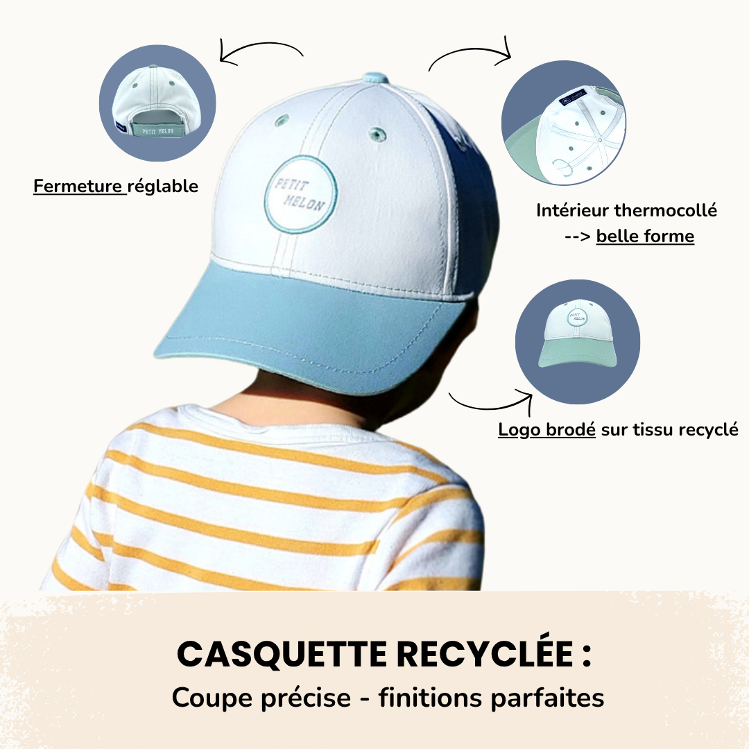 Casquette enfant - Réglable, légère & recyclée