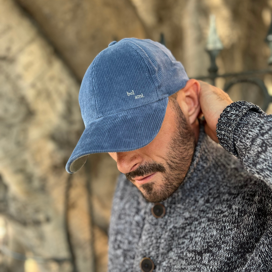 Casquette velours • 100% recyclé • Sans gros logo