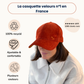 Casquette velours • 100% recyclé • Sans gros logo