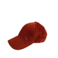 Casquette - velours cotelé orange