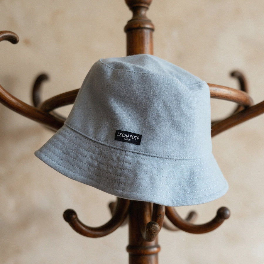 Bob hiver doublé, quatre tailles mesurées — Bleu ciel