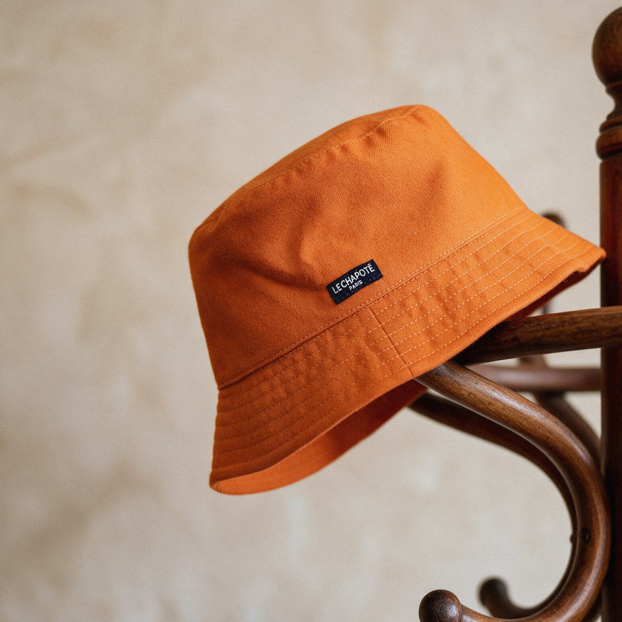 Bob hiver doublé, quatre tailles mesurées — Orange