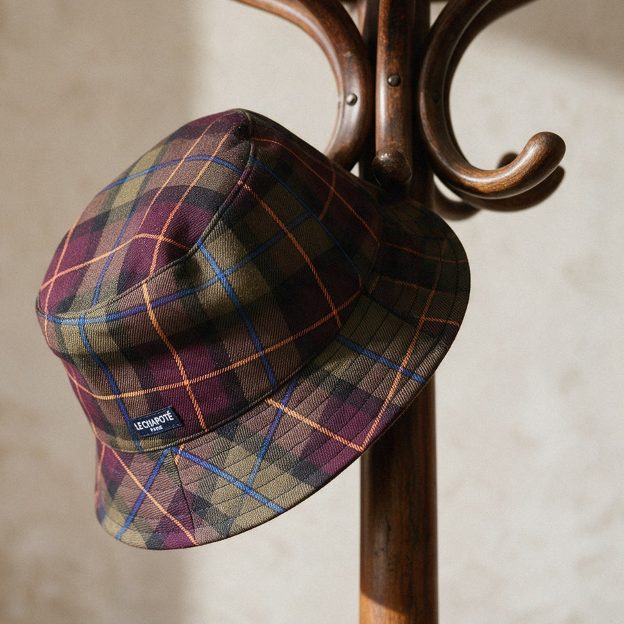 Bob hiver doublé, quatre tailles mesurées — Tartan