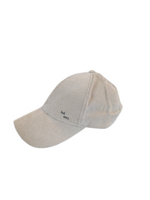 Casquette - velours cotelé beige