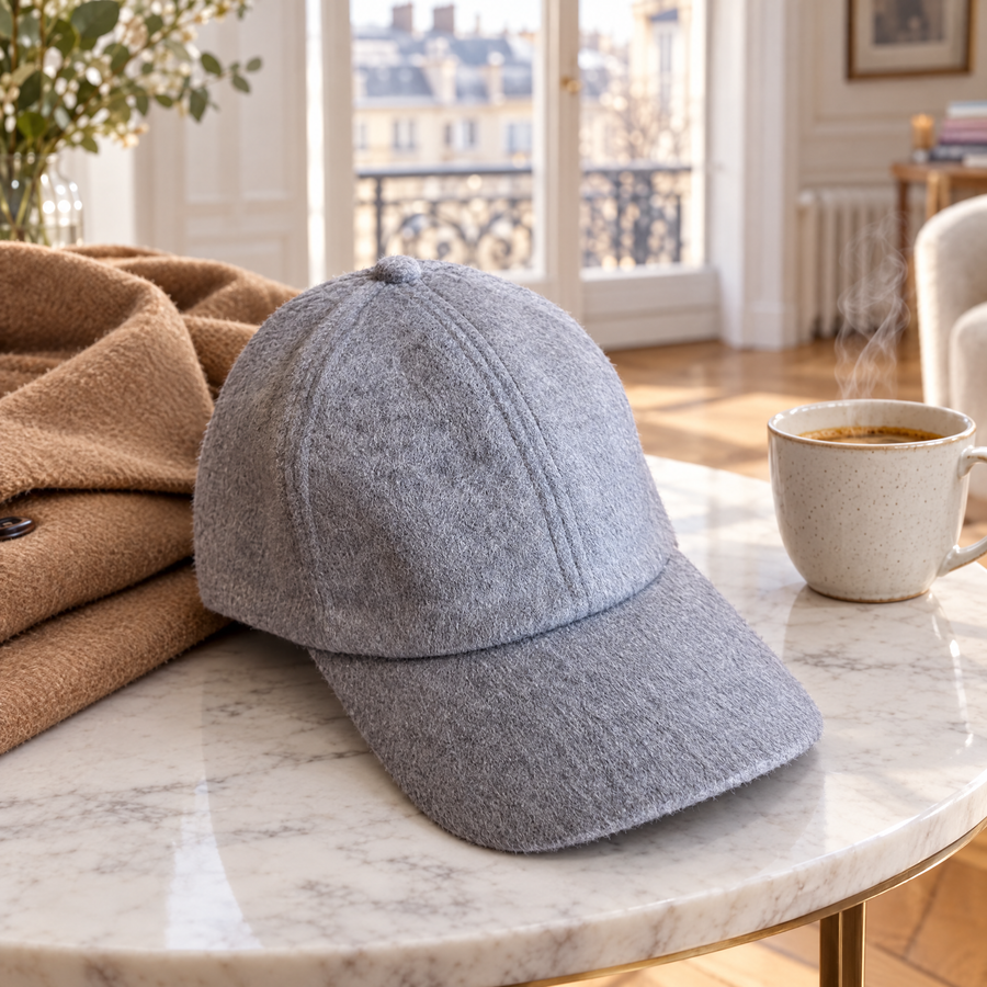Casquette laine gris perle – Last Chance