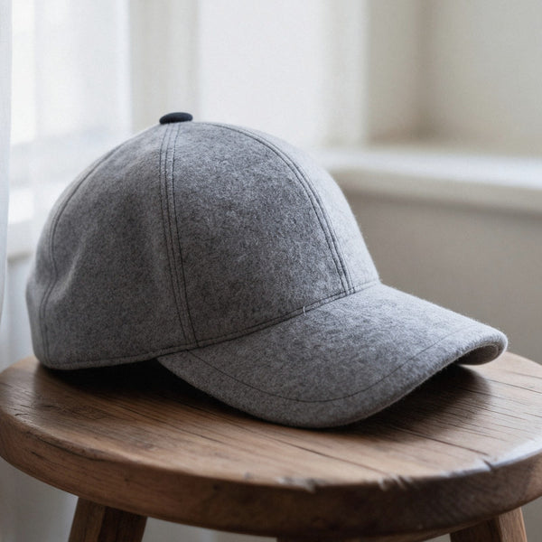Casquette laine gris clair – Last Chance