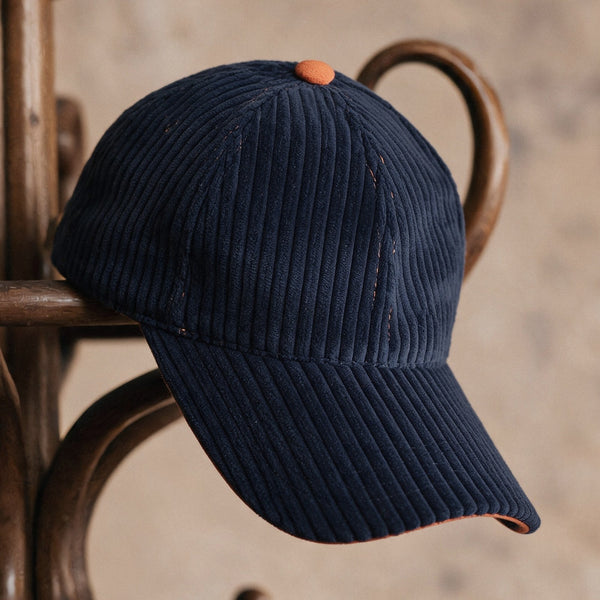 Casquette velours côtelé marine – Last Chance