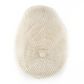 Casquette plate/Béret - Velours côtelé blanc