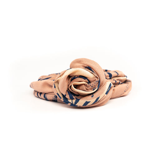 Bandeau rigide - Feuille bleue