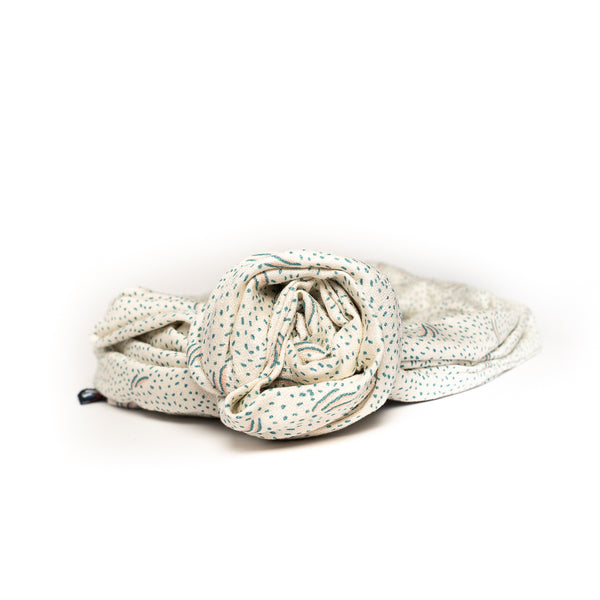 Bandeau rigide – Blanc à pois