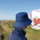 Chapeau de pluie - Bleu