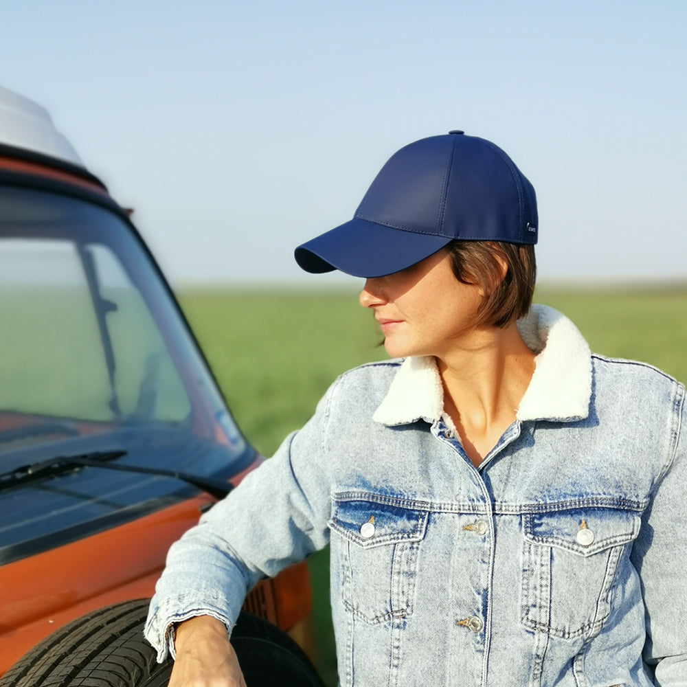 Casquette imperméable - Bleue