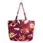 SAC CABAS - Fleurs Rouges