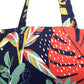 SAC CABAS - Feuilles vertes