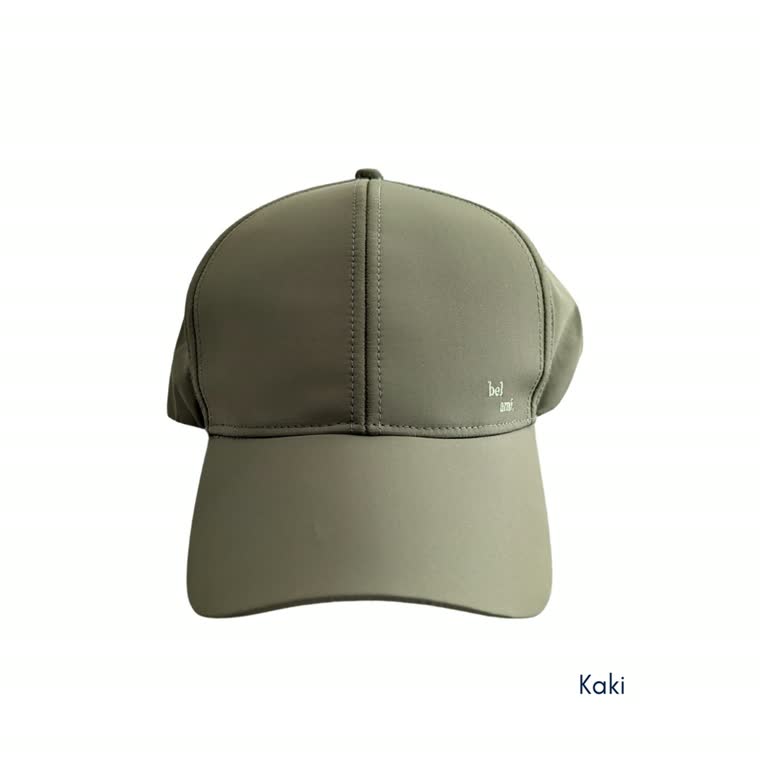 Casquette imperméable kaki, vue de face